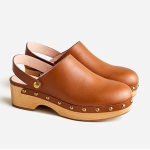 NEW J. Crew Convertible Leather Clogs